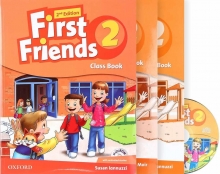 کتاب فرست فرندز بریتیش ویرایش دوم First Friends 2 (2nd) SB+WB+Maths book+CD