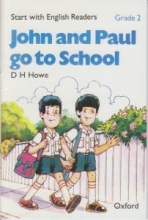 کتاب Start with English Readers. Grade 2: John and Paul go to School