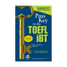 کتاب زبان پس کی تو د تافل آی بی تی Pass Key to the TOEFL iBT 9th+CD
