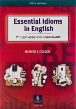 کتاب اسنشیال ایدیمز این انگلیش Essential Idioms in English Phrasal Verbs and Collocations 5th