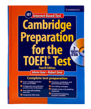 کتاب زبان تافل کمبريج پریپریشن فور د تافل تست Cambridge Preparation for the TOEFL Test (IBT) 4th+2CD