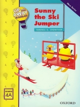 کتاب زبان آپ اند اوی این انگلیش پرش اسکی سانی Up and Away in English. Reader 4A: Sunny the Ski Jumper