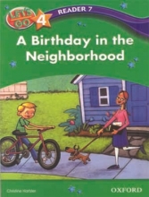 کتاب let’s go 4 readers 7: A Birthday in the Neighborhood