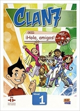 کتاب آموزشی اسپانیایی (Clan 7 con Hola Amigos!: Student Book Level 1 (Spanish Edition