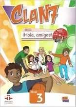 کتاب آموزشی اسپانیایی (Clan 7 con Hola Amigos!: Student Book Level 3 (Spanish Edition