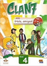 کتاب آموزشی اسپانیایی (Clan 7 con Hola Amigos!: Student Book Level 4 (Spanish Edition
