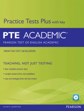 کتاب پرکتیس تست پلاس ویت کی پی تی ای آکادمیک Practice Tests Plus with key PTE Academic