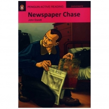 کتاب داستان انگلیسی پنگوئن اکتیو ریدینگ تعقیب کننده روزنامه Penguin Active Reading Easy Starters: The Newspaper Chase