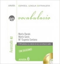کتاب لغت اسپانیایی Vocabulario - Nivel Avanzado B2 Con Soluciones + CD