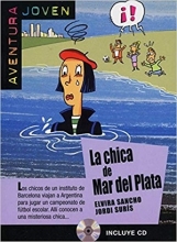کتاب زبان داستان اسپانیایی La chica de Mar del Plata+CD