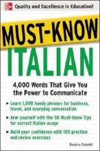 کتاب زبان Must-Know Italian : 4,000 Words That Give You the Power to Communicate