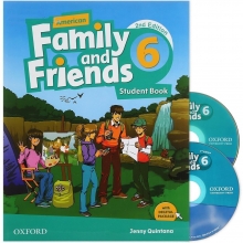 کتاب امریکن فمیلی اند فرندز 6 ویرایش دوم American Family and Friends 6 (2nd) SB+WB+CD