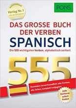 کتاب آلمانی PONS Das große Buch der Verben Spanisch: Die 555 wichtigsten Verben, alphabetisch sortiert
