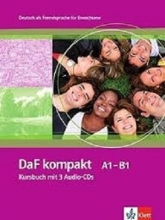 کتاب آلمانی داف کامپکت DaF kompakt Kursbuch + Ubungsbuch A1 - B1 رنگی