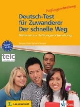 کتاب آلمانی Deutsch-Test für Zuwanderer - Der schnelle Weg: Material zur Prüfungsvorbereitung. Testheft mit Audio-CD