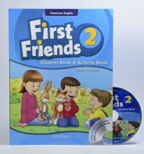کتاب فرست فرندز امریکن American First Friends 2 (کتاب اصلی+کتاب کار+CD)