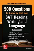 کتاب 500 SAT Reading Writing and Language Questions to Know by Test Day