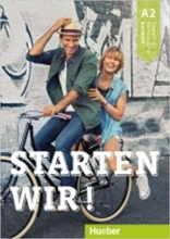 کتاب آلمانی اشتارتن ویر Starten wir! A2: kursbuch und Arbeitsbuch mit CD انتشارات جنگل