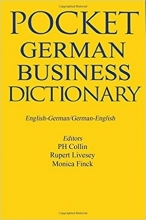 کتاب المانی Pocket Business German Dictionary