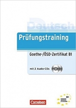 کتاب آلمانی آزمانی گوته Prufungstraining Daf: Goethe-/Osd-Zertifikat B1 + CD