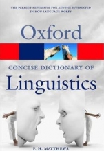 کتاب دیکشنری The Concise Oxford Dictionary of Linguistics