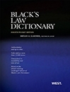 کتاب زبان بلکز لا دیکشنری Blacks Law Dictionary forth Edition