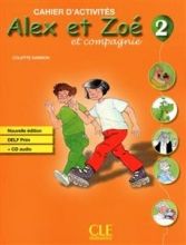 کتاب Alex et Zoe - Niveau 2 - Cahier d'activite + CD