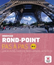 کتاب زبان NOUVEAU ROND-POINT PAS A PAS B1.2 LIVRE DE L'ELEVE + CAHIER D'ACTIVITE +CD AUDIO