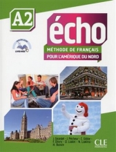 کتاب زبان فرانسوی اکو ویرایش اول echo A2 livre de l'eleve + cahier + dvd + cd