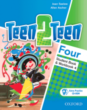 کتاب تین تو تین چهار Teen 2 Teen 4 SB+WB+DVD