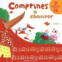 کتاب Comptines a chanter, vol. 1 + CD Relie
