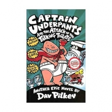 کتاب داستان انگلیسی کاپیتان زیرشلواری Captain Underpants and the Attack of the Talking Toilets (Captain Underpants 2)