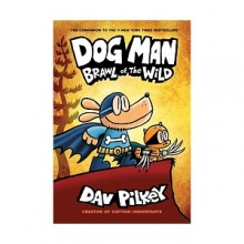 کتاب داستان انگلیسی پلیس قهرمان نزاع وحشی Brawl of the Wild - Dog Man 6