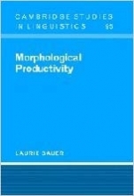 کتاب Morphological Productivity (Cambridge Studies in Linguistics)