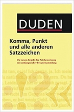 کتاب المانی Duden - Komma, Punkt und alle anderen Satzzeichen